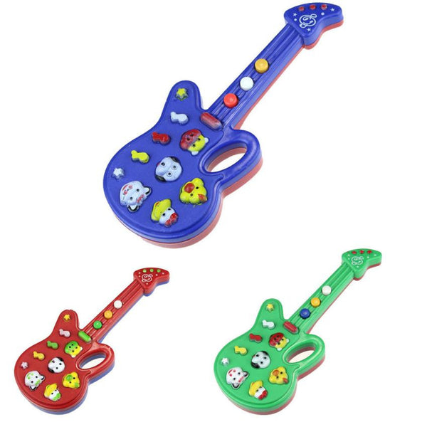 Cute Cartoon Guitar Animal guitar Toys Nursery Rhyme Music Children Baby Kids Gift Toy Guitar Music Instrument kids toy