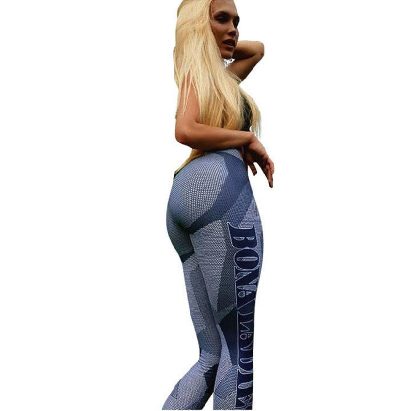 Fitness women running tights sports elastic sport pants women sport trousers running pants gym#