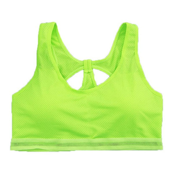 Women Professional Fitness Yoga Tank TTop Athletic Running Sports Bra Stretch Padded Sportswear