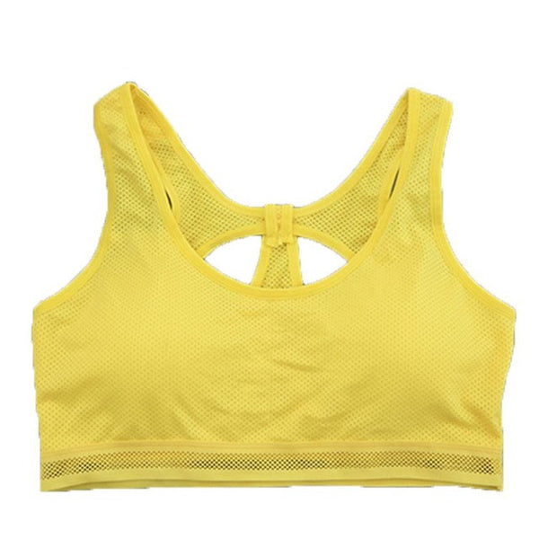 Women Professional Fitness Yoga Tank TTop Athletic Running Sports Bra Stretch Padded Sportswear