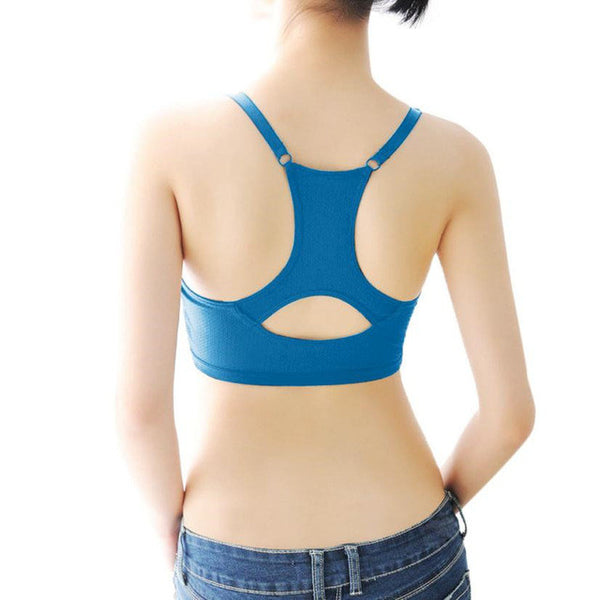 2017 Yoga Tops Women Sport Yoga BraFitness Stretch Workout Tank Top Seamless Racerback Padded Running Vest