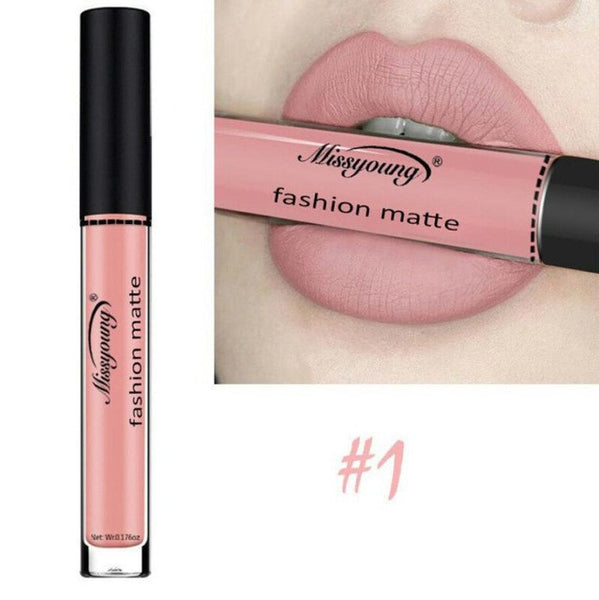 2017 Lipstick Pencil Cosmetic Liquid Lipstick Mate lip Moisturizer Velvet Lipstick Cosmetic Beauty Makeup wholesale dropship