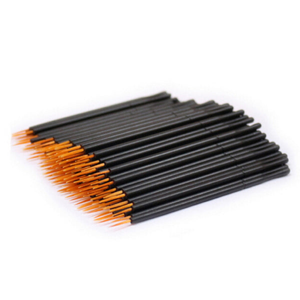 100pcs Makeup Brush Disposable Eyeliner Wand Applicator Cosmetics Eyeliner Brush
