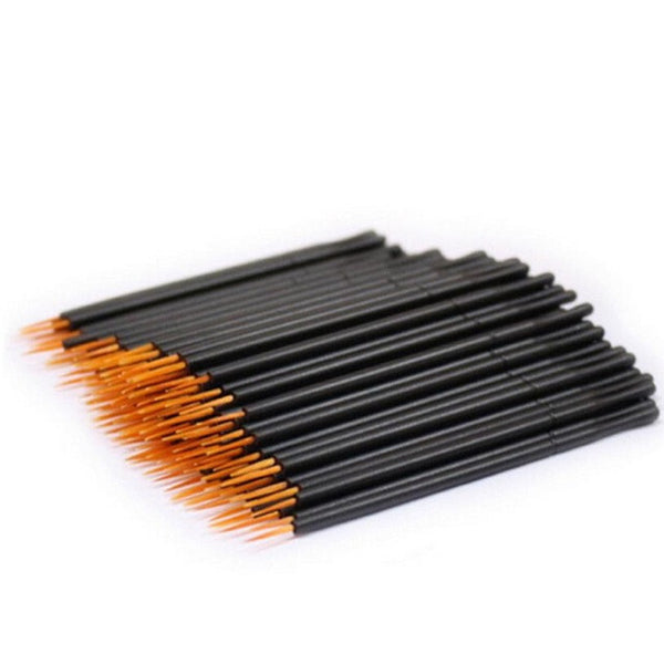 100pcs Makeup Brush Disposable Eyeliner Wand Applicator Cosmetics Eyeliner Brush