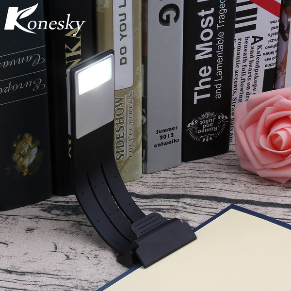 LED Reading Light Book Light USB Rechargeable 4-Level Adjustable dimmer Brightness Flexible Reading Lamp Clip On for Book Ipad