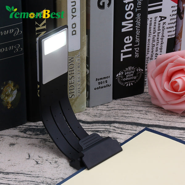 Book Light LED Reading Light USB Rechargeable 4-Level Adjustable dimmer Brightness Flexible Reading Lamp Clip On for Book Ipad