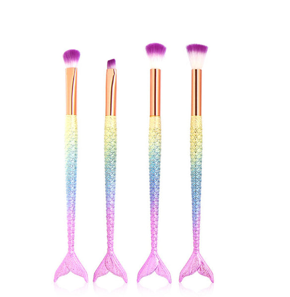 4PCS Make Up Foundation Eyebrow Eyeliner Blush Cosmetic Concealer Brushes