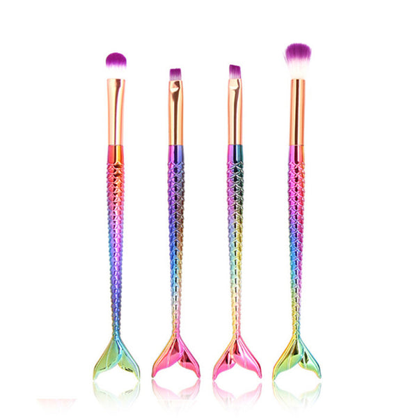 4PCS Make Up Foundation Eyebrow Eyeliner Blush Cosmetic Concealer Brushes