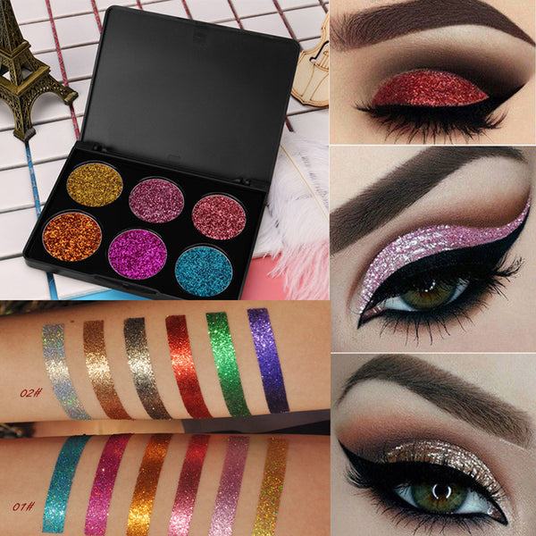 Shimmer Glitter Eye Shadow Powder Palette Matte Eyeshadow Cosmetic Makeup