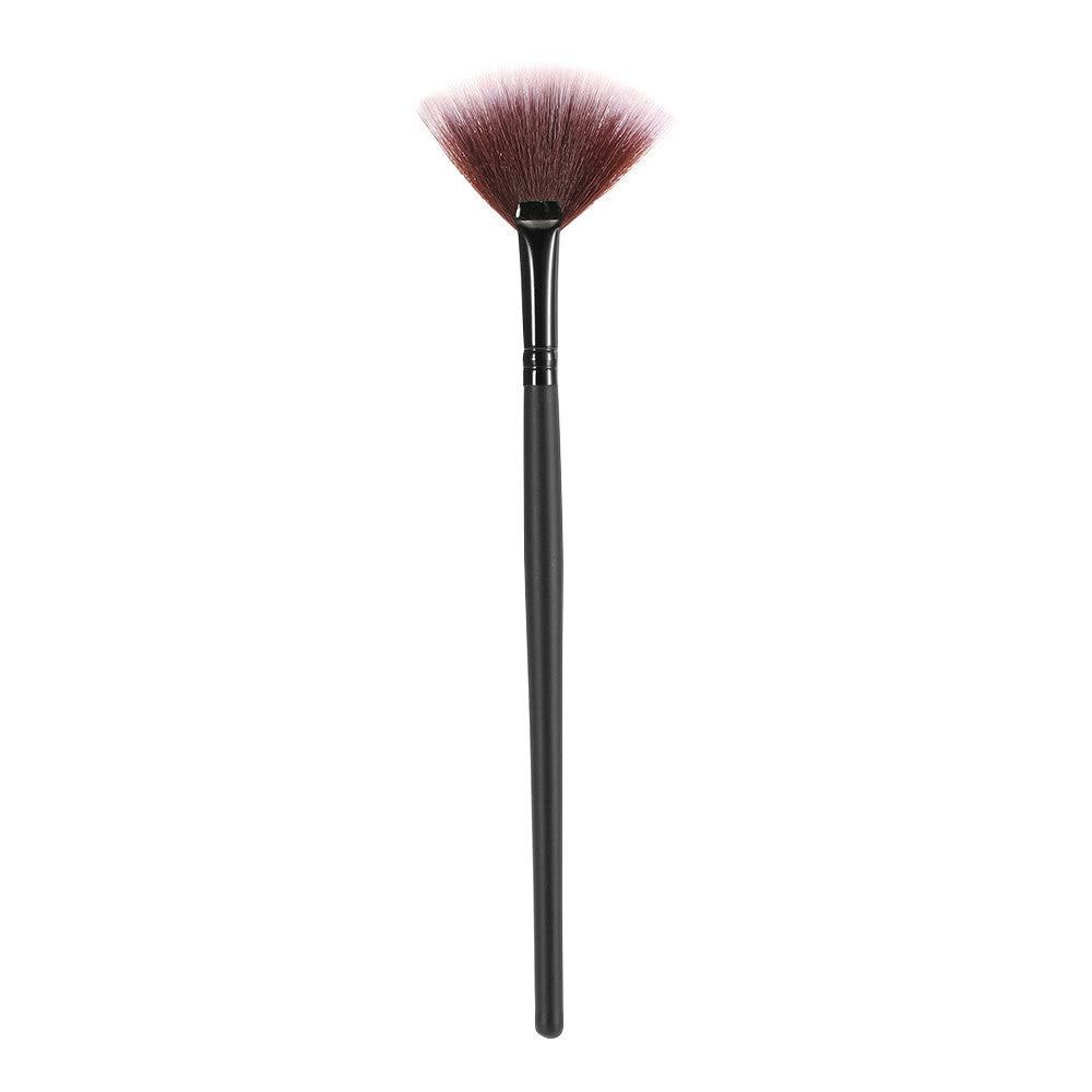 Professional Fan-shaped Makeup Brush Cosmetic Foundation Cream Powder Brush Women Cosmetic Make Up Brush Black