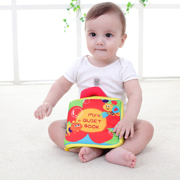 Early education book multi-functional cloth book baby puzzle book early learning