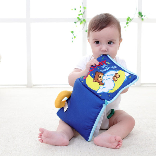 Early education book multi-functional cloth book baby puzzle book early learning